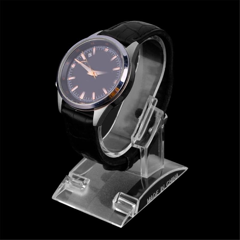 Jewelry And Watches Inc - ジュエリーやアクセサリー用の透明なプラスチック製の時計ディスプレイラックC型ホルダー