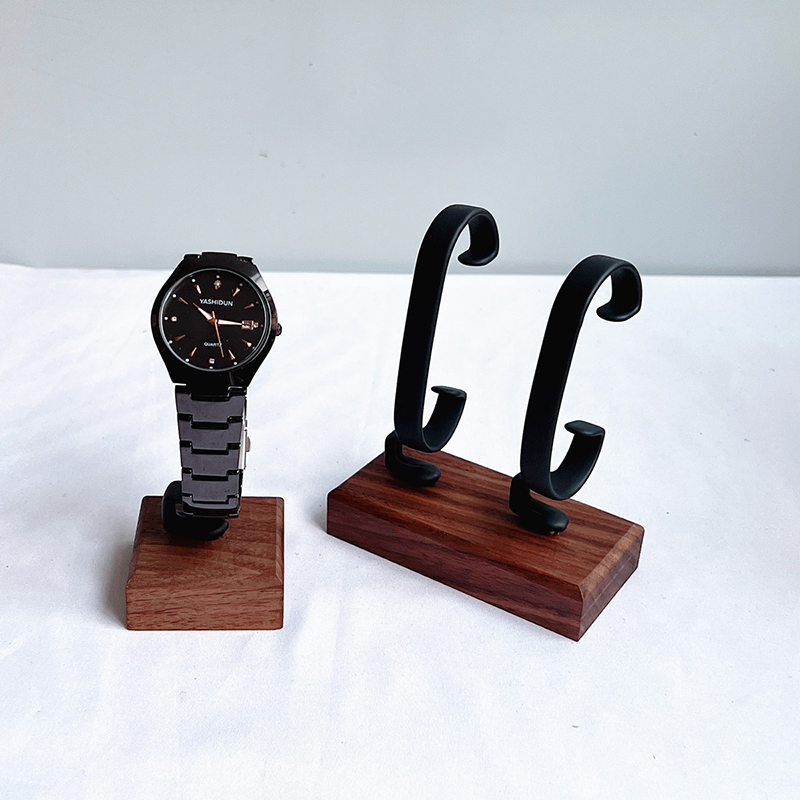 木製C型腕時計ホルダー ジュエリーオーガナイザー ディスプレ - Jewelry And Watches Inc のレビューと価格