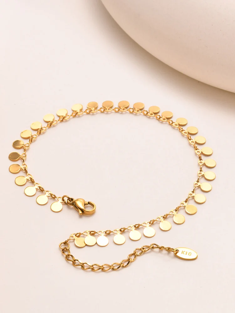 女性用アンクレットブレスレット、防水仕様でサイズ調整可能な足 - Jc Jewelry & Watches Photos のレビューと価格