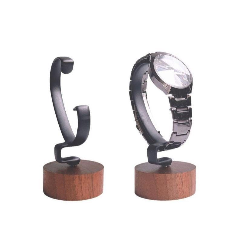木製C型腕時計ホルダー ジュエリーオーガナイザー ディスプレ - Jewelry And Watches Inc のレビューと価格
